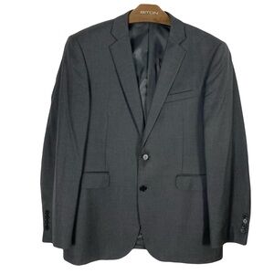 Cerutti Gray Blazer Sports Coat Italy EU 52 Wool 2 Buttons 2 Vents